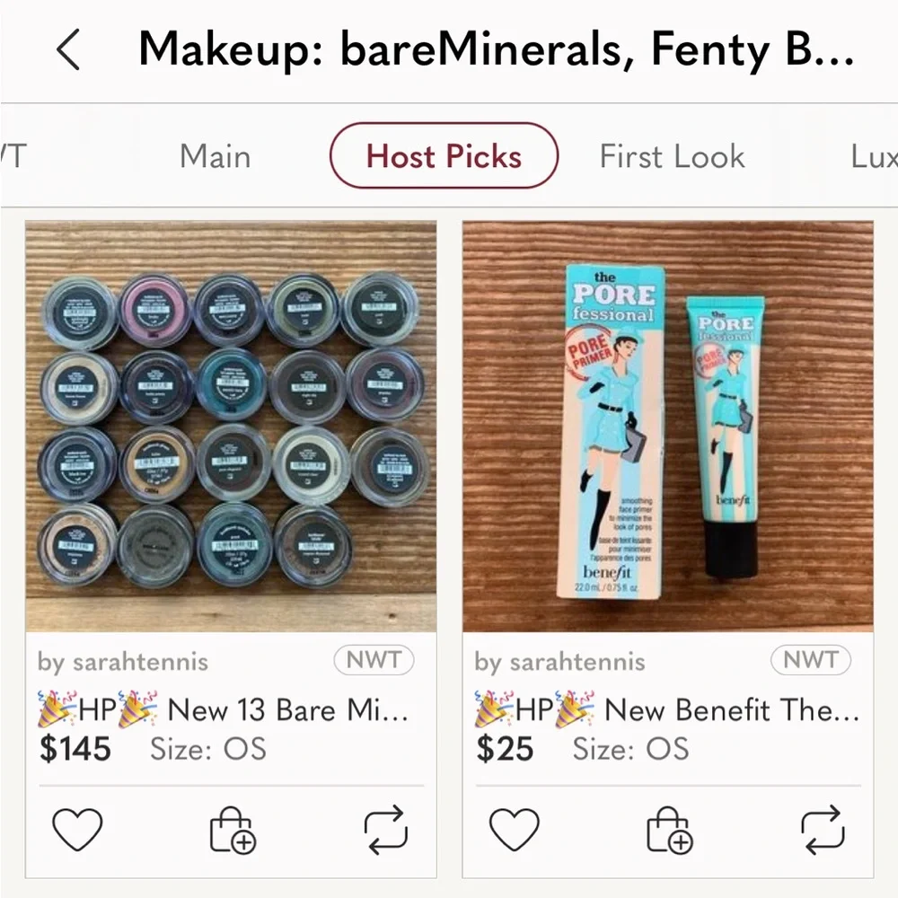🎉HP x 2 🎉 New 9 Bare Minerals Eyeshadows Lot Sealed